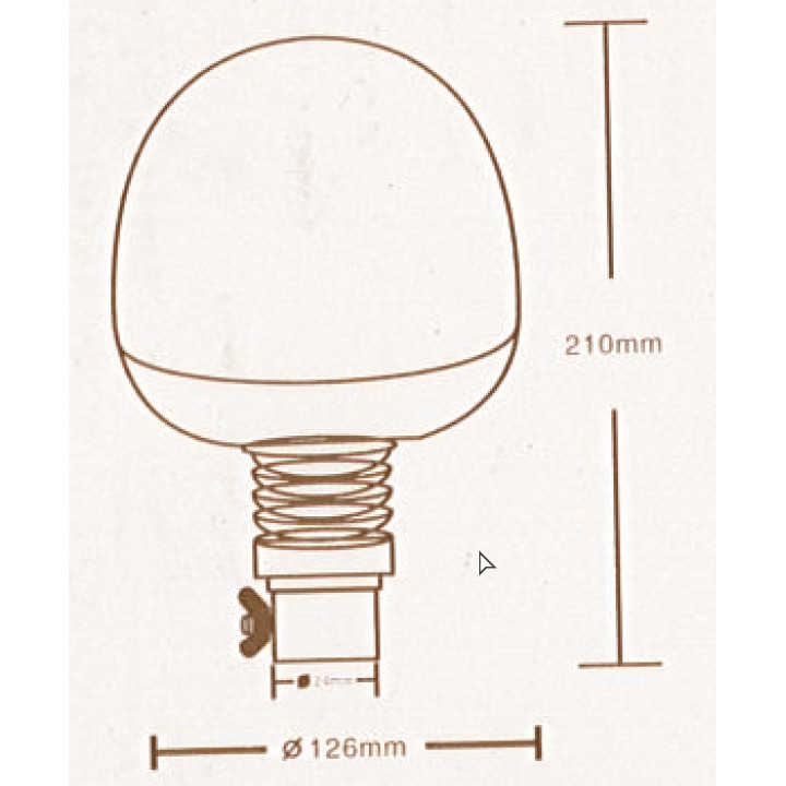 Côtes Gyrophare Multifonctions LED Tige Flexible