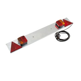 Plaque Éclairage Remorque 1M - Alimentation 4m - Métal