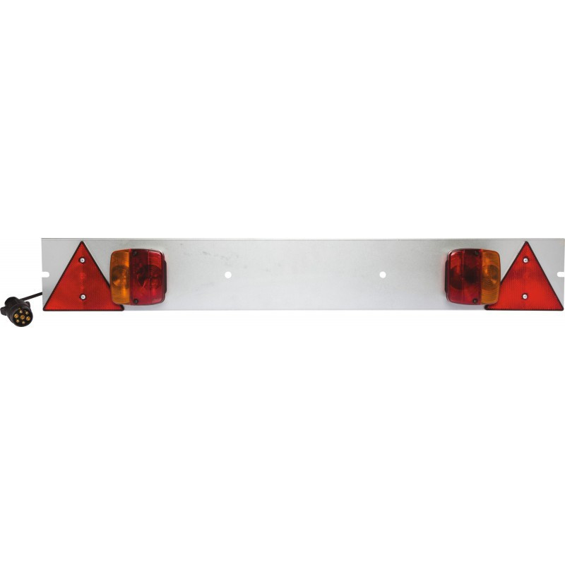 Plaque éclairage remorque métal 1M (Alimentation 4 mètres)