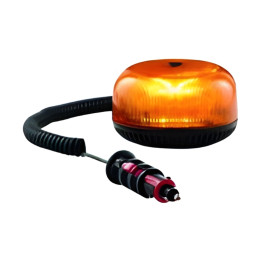 Gyrophare CRYSTAL magnétique Orange - H. 74 mm