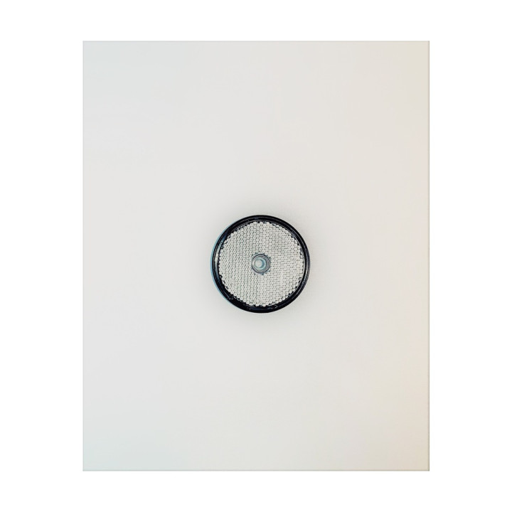Catadioptre Blanc A Visser - Diamètre 60 mm