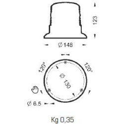 GYROPHARE LED FLT ELEV