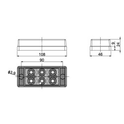 FEU ANTIBROUILLARD LED 12/24V