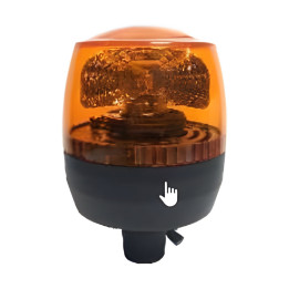 GYROPHARE HALOGENE MINIMAX TIGE RIGIDE 12V