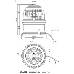 GYROPHARE A ECLATS AU XENON A FIXER