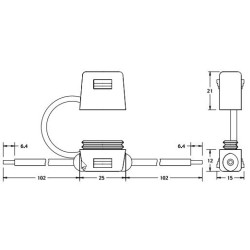 PORTE FUSIBLE INTEGRE ETANCHE
