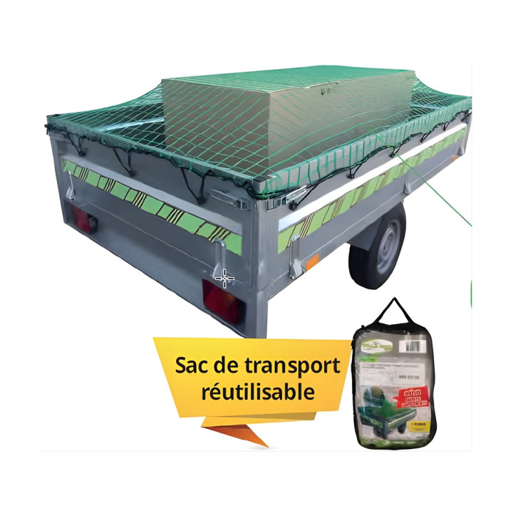 FILET BACHE REMORQUE 250 x 160 cm
