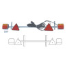 RAMPE AGRICOLE HALOGENE ALIMENTATION 7M50
