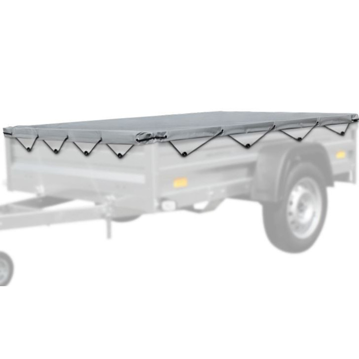 Bâche plate grise mate 2020 x 1300 mm – Protection robuste et esthétique