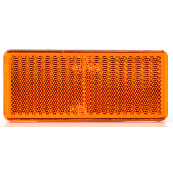 CATADIOPTRE ADHESIF RECTANGLE ORANGE