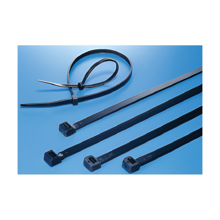 COLLIER PLASTIQUE 200 mm NOIR
