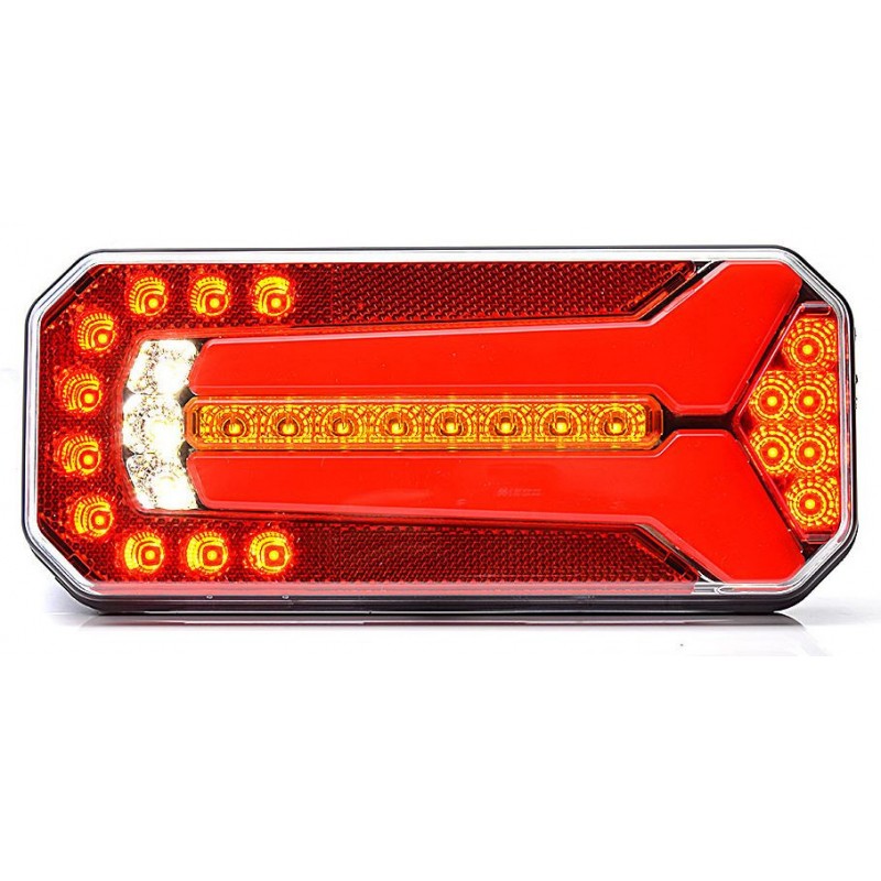 FEU ARRIERE LED 12/24V DROITE/GAUCHE 5 FONCTIONS FEU ARRIERE LED 12/24V DROITE/GAUCHE 5 FONCTIONS