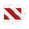 Kit 2 Adhésifs réfléchissants 423X282mm  - TPESC - R104