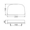 Feu 7 fonctions a LEDS - Gauche