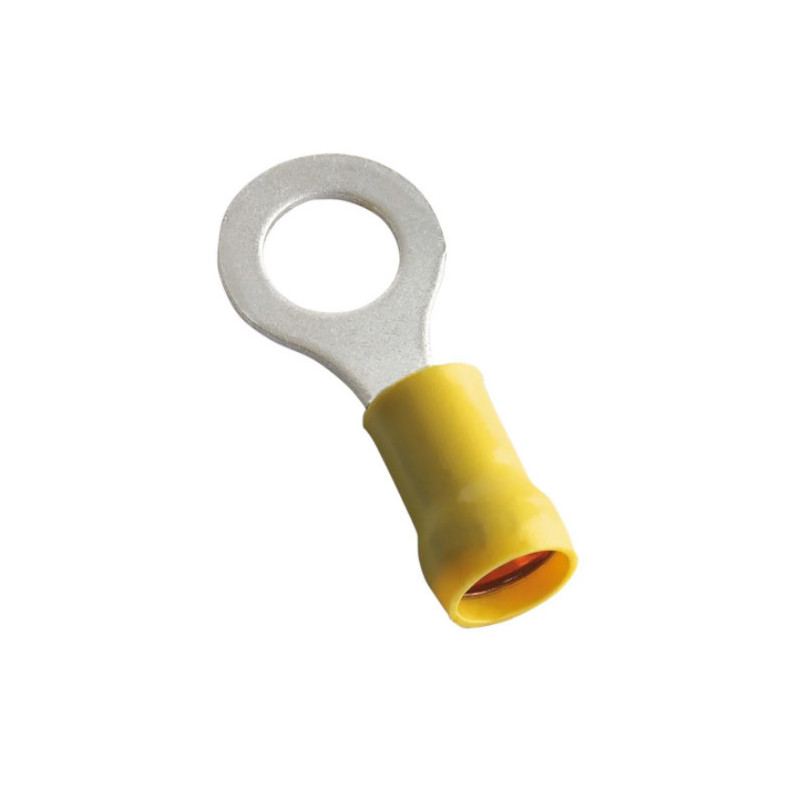 Boîte de 100 Cosses à oeil jaune 8mm