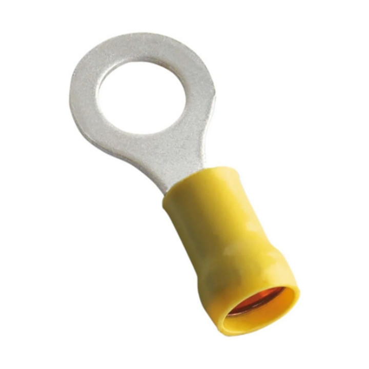 Boîte de 100 Cosses à oeil jaune 8mm
