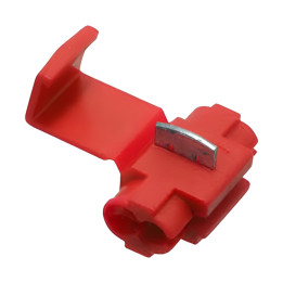 Cosses connecteurs rapide rouge 0,5 à 1,5 mm² - blister par 5