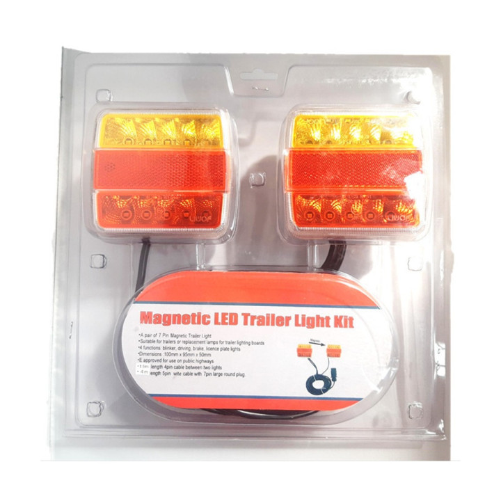 Équipement de signalisation LED - 3 fonctions actives - 7 broches - Fiche plastique