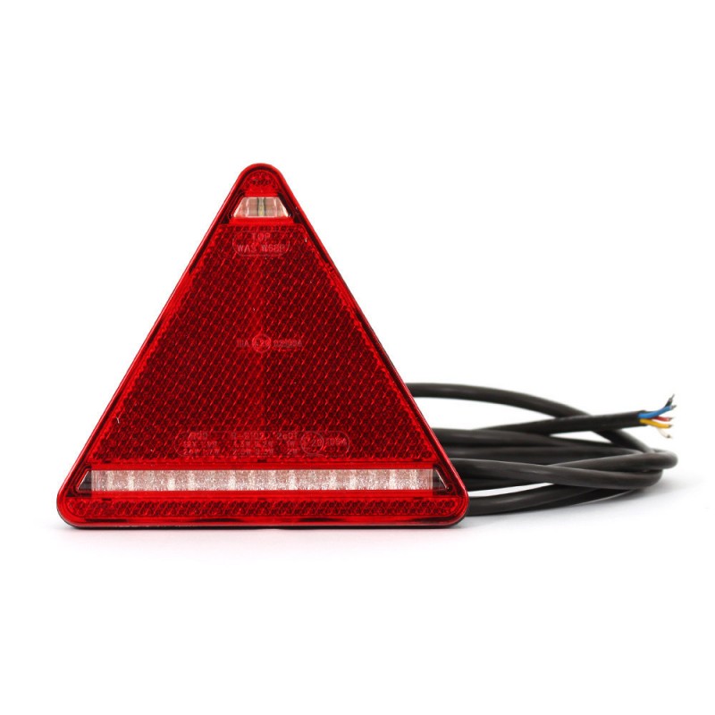 Feu arrière triangle multifonctions à LED droit