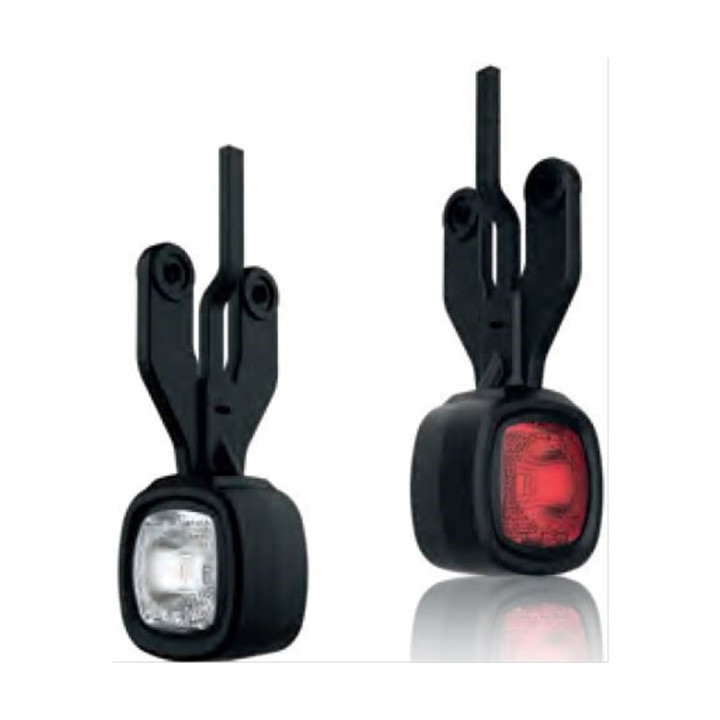 Feu de gabarit LED 12 36V Rouge Blanc