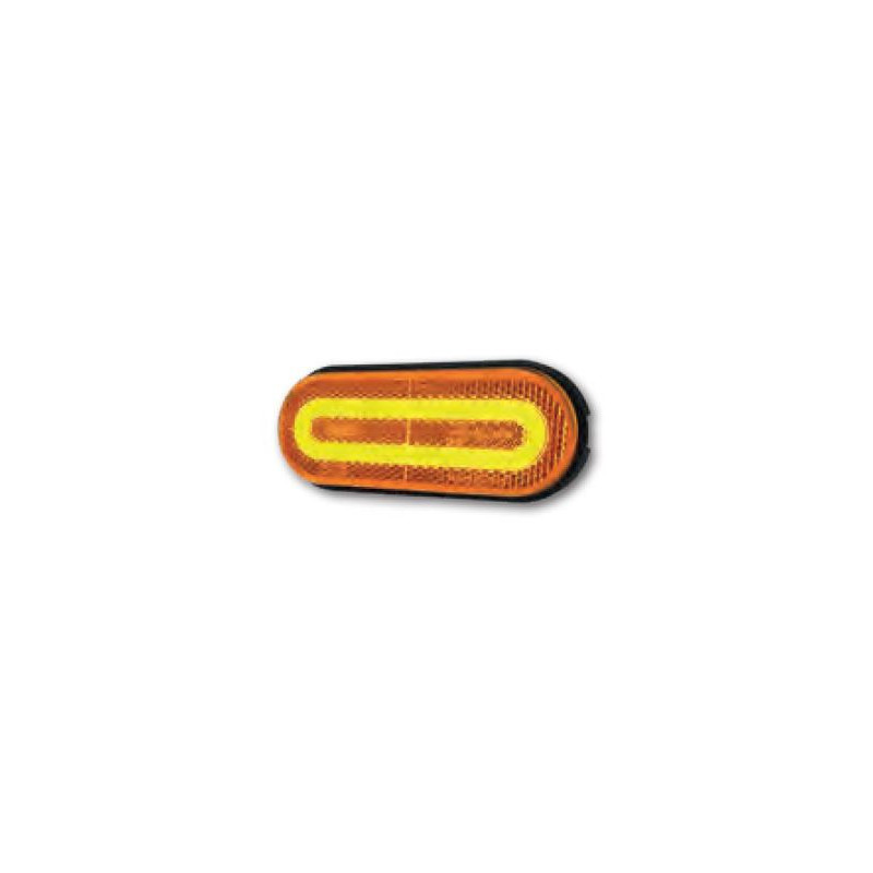 Lot De 4 Feux De Position Latéraux LED Orange – 12V/24V, IP65, ECE R10 | Pour Remorque, Camionnette, Caravane