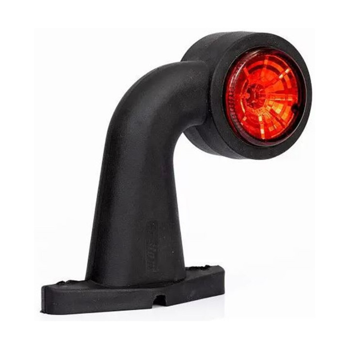 Feu de gabarit coudé à LED, avec câble 2×0,75 mm².