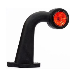 PAck de 2 feux de gabarit LED 12 24V Rouge Blanc - Bras courbe long