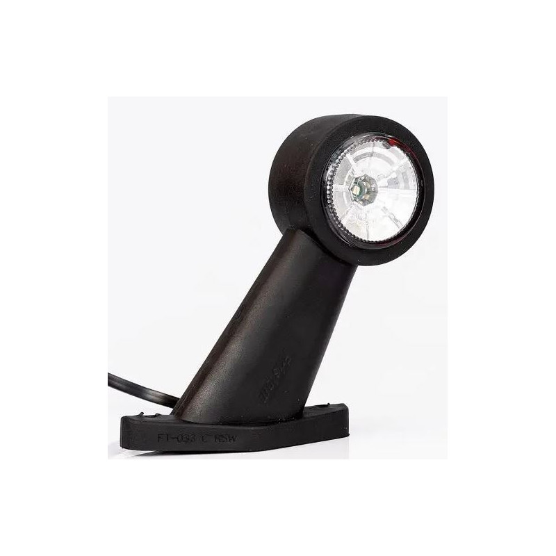 PAck de 2 feux de gabarit LED 12 24V Rouge Blanc - BRAS INCLINE COURT