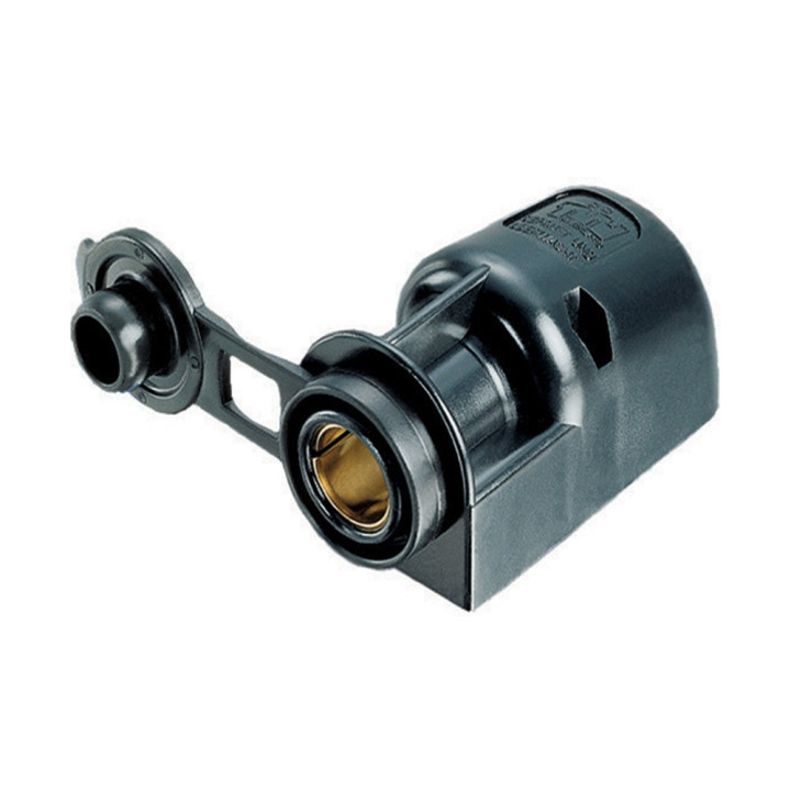 Prise allume cigare 12V en applique avec couvercle