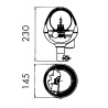 Gyrophare APOLLO 12V sur tige souple – Sécurité & signalisation
