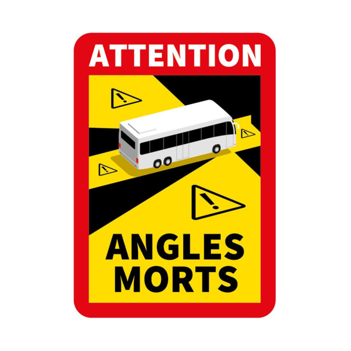 Sticker Angles morts pour Bus