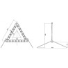 Triangle de pré-signalisation avec étui