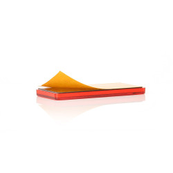 CATADIOPTRE ADHESIF RECTANGLE ROUGE - 96 X 42 mm