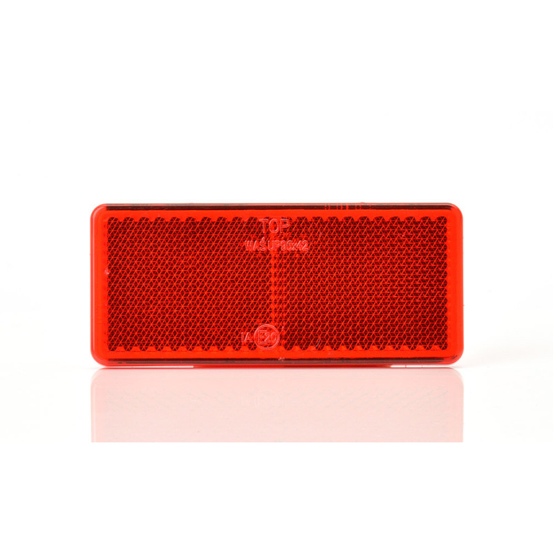CATADIOPTRE ADHESIF RECTANGLE ROUGE - 96 X 42 mm CATADIOPTRE ADHESIF RECTANGLE ROUGE - 96 X 42 mm