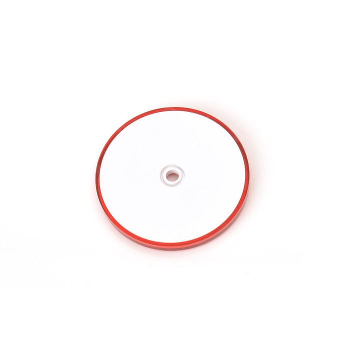 CATADIOPTRE ADHESIF ROND ROUGE 61MM