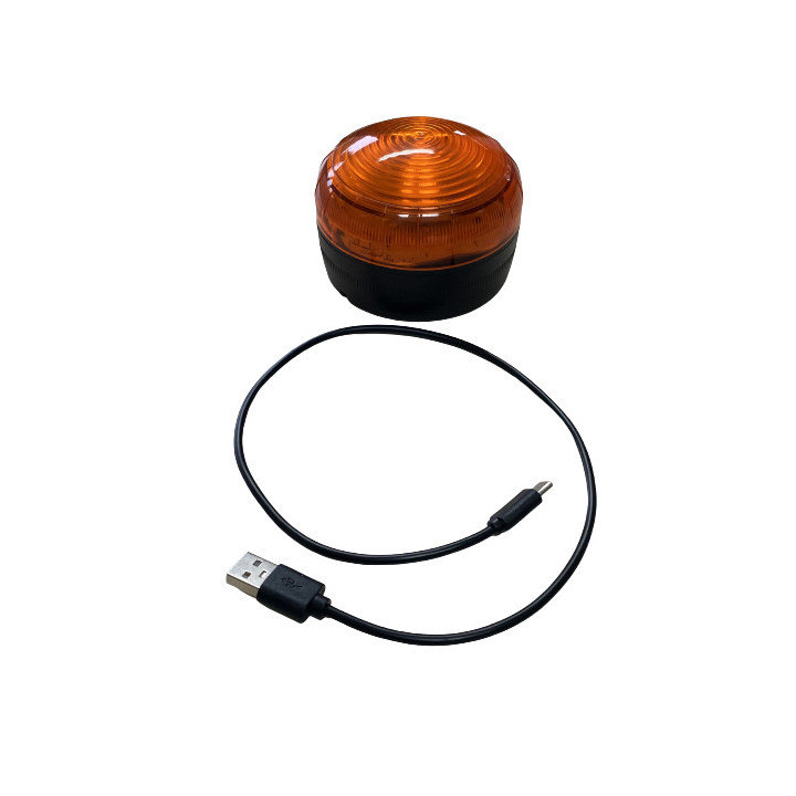 Gyrophare LED de secours magnétique et autonome (Batterie Li-ion)