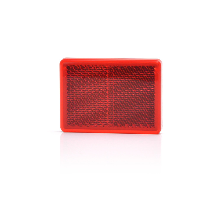 Catadioptre Rouge Adhésif - 55x40 mm