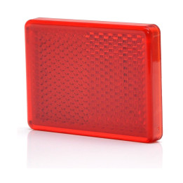 Catadioptre Rouge Adhésif - 55x40 mm