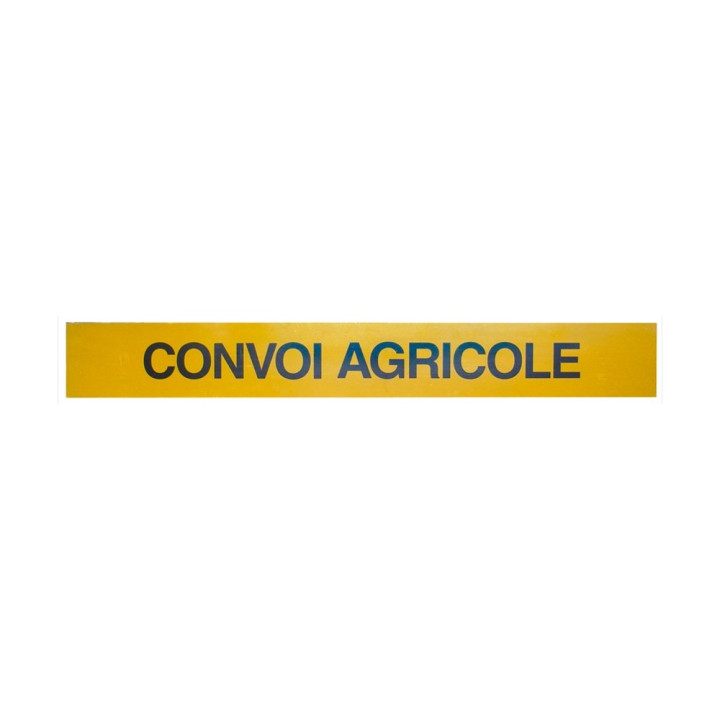 Panneau Convoi Agricole - 1900 x 250 mm classe 2