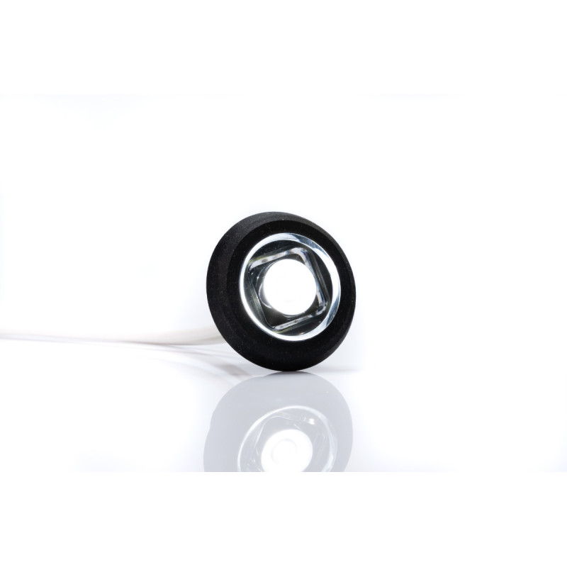 FEU DE GABARIT LED BLANC A ENCASTRER 12/24V + câble 2×0,75 mm²