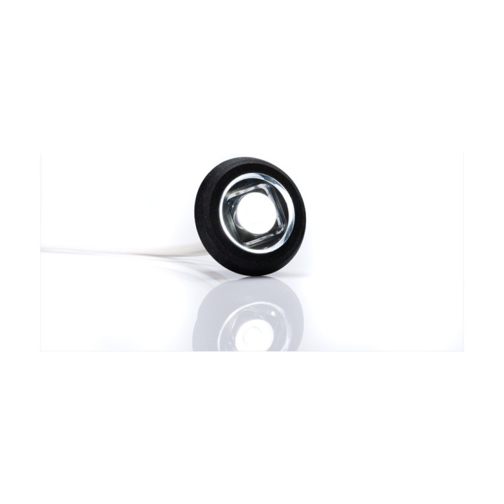 FEU DE GABARIT LED BLANC A ENCASTRER 12/24V + câble 2×0,75 mm²