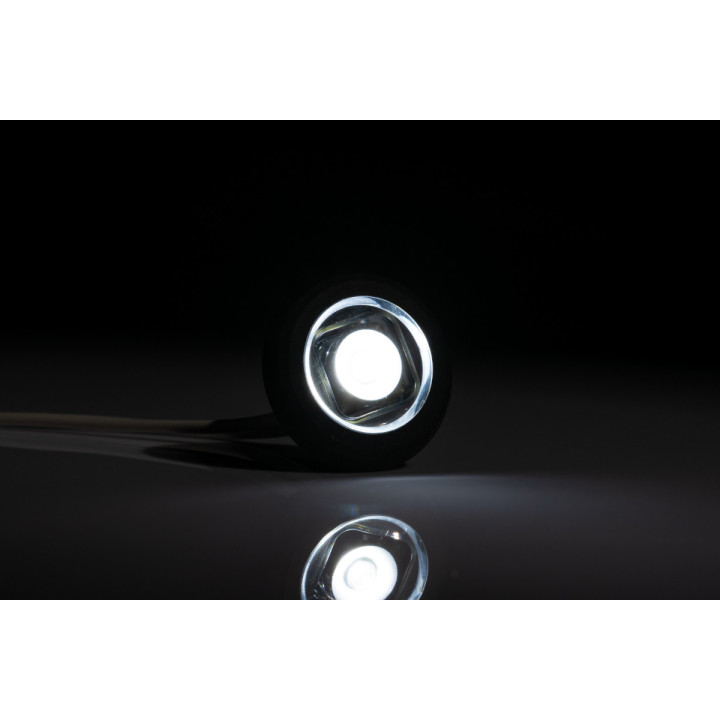 FEU DE GABARIT LED BLANC A ENCASTRER 12/24V + câble 2×0,75 mm²
