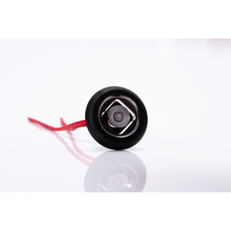 FEU DE GABARIT LED ROUGE A ENCASTRER 12/24V + câble 2×0,75 mm²