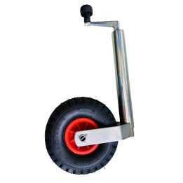 Roue Jockey Gonflable 48 mm - Capacité 136 kg pour Remorque