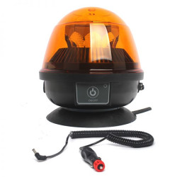 GYROPHARE 10 LED MAGNETIQUE SANS FIL + TELECOMMANDE