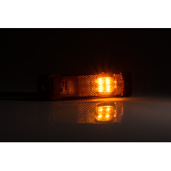 FEUX DE GABARIT LED ORANGE + CONNECTIQUE QS075 - 12/24V