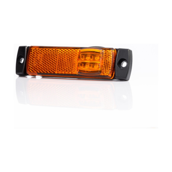 FEUX DE GABARIT LED ORANGE + CONNECTIQUE QS075 - 12/24V