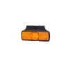 FEUX DE GABARIT LED 12/24V ORANGE SUR EQUERRE + CONNECTIQUE QS075