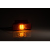 FEUX DE GABARIT LED 12/24V ORANGE SUR EQUERRE + CONNECTIQUE QS075
