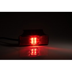 FEUX DE GABARIT LED 12/24V ROUGE SUR EQUERRE